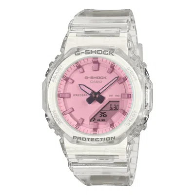 Casio (wmns)  G-shock Gma-p2100 Series Analog-digital 'white Pink' In Multi