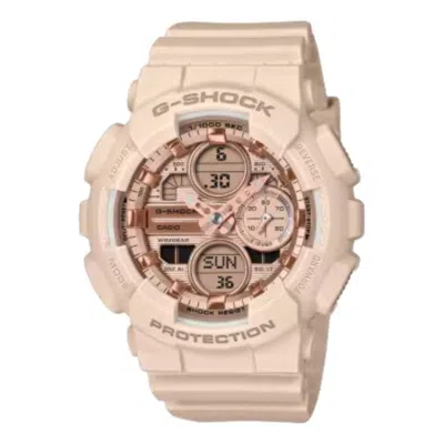 Casio (wmns)  G-shock Gma-s140pg Series Analog-digital 'pink' In Multi