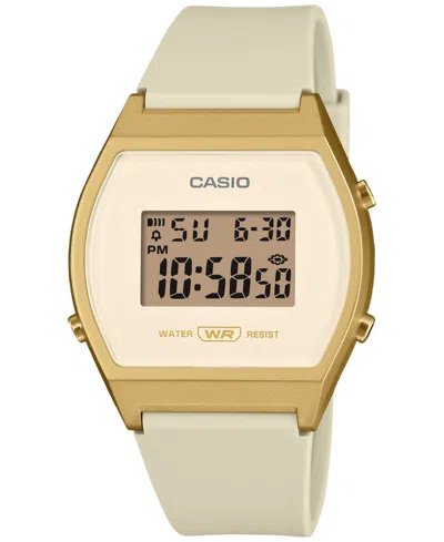 Casio Women's Analog-digital Plastic Watch, 35mm In Gold