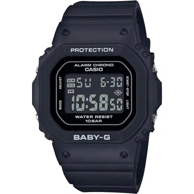 Casio Women's Baby-g Black Dial Watch In Blue