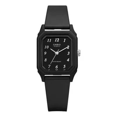 Casio Women's Black Analog Watch Black Dial - Lq-142-1b In Pink