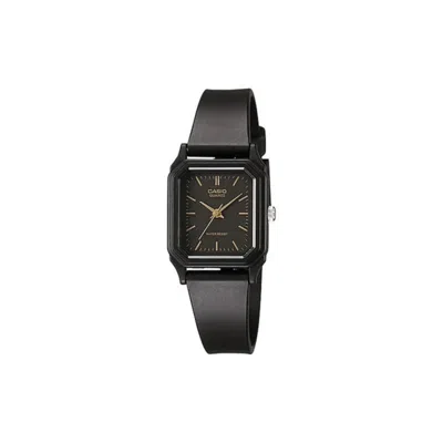 Casio Women's Black Analog Watch Black Dial - Lq-142-1edf