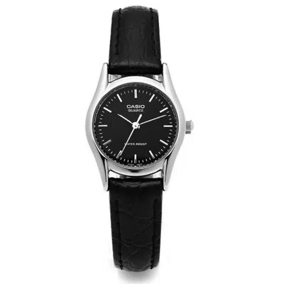Casio Women's Black Analog Watch With Black Dial - Ltp-1094e-1ardf