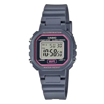 Casio Women's Black Digital Watch With Pink Dial - La-20wh-4adf