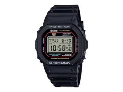 Pre-owned Casio Women's  Analog Dw5600rl1e Watch In Stainless Steel In Silver