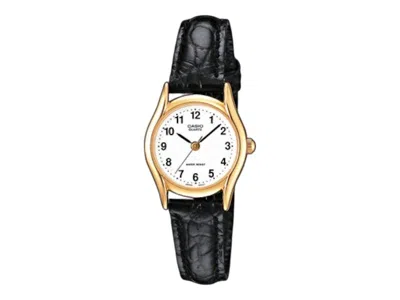 Pre-owned Casio Women's  Analog Ltp1154pq7b Watch In Stainless Steel In Silver