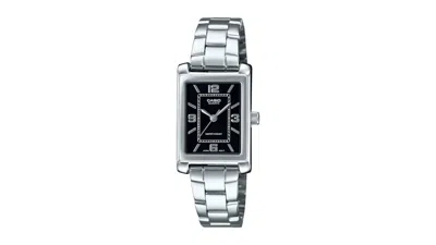 Pre-owned Casio Women's  Analog Ltp1234dd1a Watch In Stainless Steel In Silver