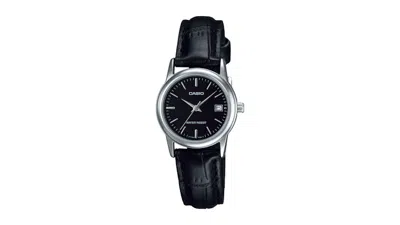 Pre-owned Casio Women's  Analog Ltpv002l1a Watch In Stainless Steel In Silver