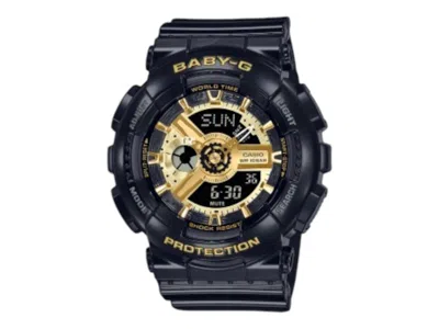 Pre-owned Casio Women's  Babyg Ba110x1a Watch In Stainless Steel