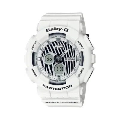 Pre-owned Casio Women's  Babyg Ba120wlp7ajr Watch In Resin In Brown