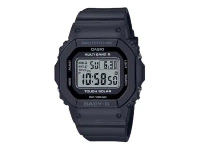Pre-owned Casio Women's  Babyg Bgd56501e Watch In Stainless Steel In Silver