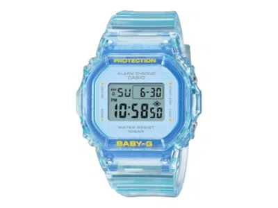 Pre-owned Casio Women's  Babyg Bgd565sj2 Watch In Stainless Steel In Silver