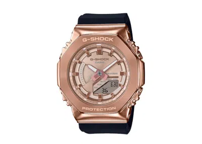 Pre-owned Casio Women's  Ak Gms2100pg1a4 Watch In Stainless Steel