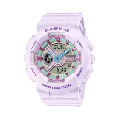 Pre-owned Casio Women's  Gshock Ba110xpm6a Watch In Resin In Brown