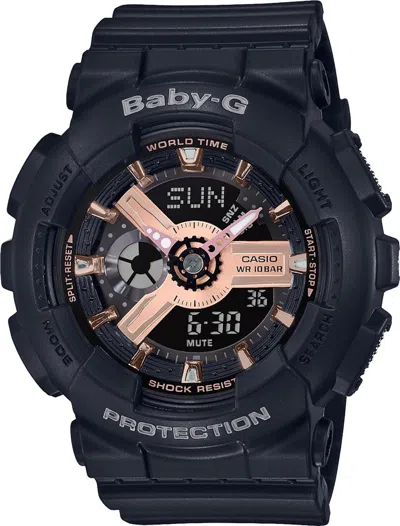 Pre-owned Casio Women's  Gshock Babyg Ba110rg1a Watch In Resin