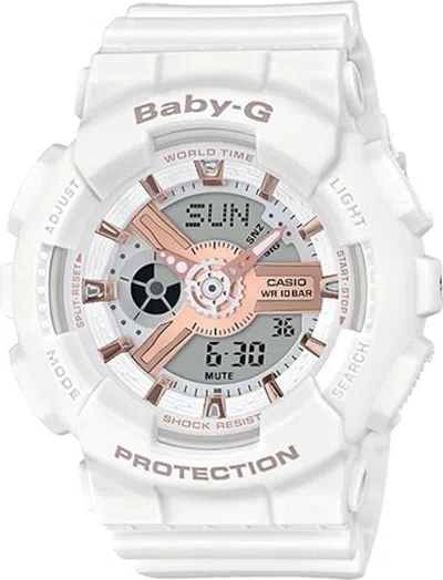 Pre-owned Casio Women's  Gshock Babyg Ba110rg7a Watch In Resin In Brown