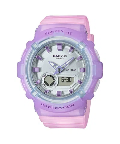 Pre-owned Casio Women's  Gshock Babyg Bga2806a Watch In Resin In Brown