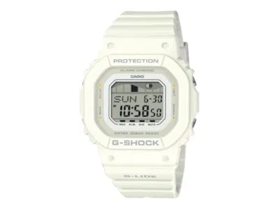 Pre-owned Casio Women's  Gshock Glxs56007b Watch In Stainless Steel In Silver