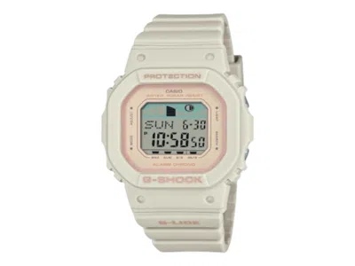 Pre-owned Casio Women's  Gshock Glxs56007e Watch In Stainless Steel In Silver