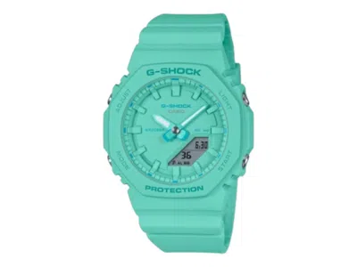 Pre-owned Casio Women's  Gshock Gmap21002a Watch In Stainless Steel In Silver