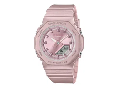 Pre-owned Casio Women's  Gshock Gmap2100st4a Watch In Stainless Steel In Silver