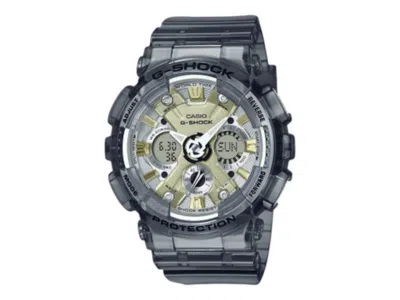 Pre-owned Casio Women's  Gshock Gmas120gs8a Watch In Stainless Steel