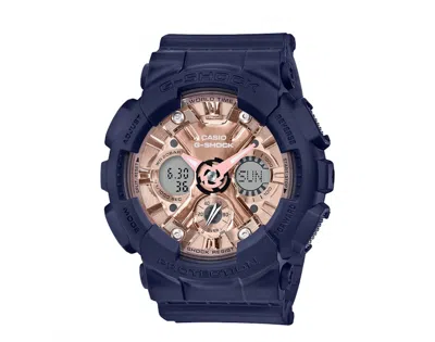 Pre-owned Casio Women's  Gshock Gmas120mf2a2 Watch In Resin In Brown