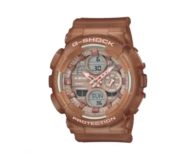 Pre-owned Casio Women's  Gshock Gmas140nc5a2 Watch In Resin In Brown