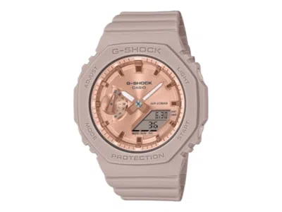 Pre-owned Casio Women's  Gshock Gmas2100md4a Watch In Stainless Steel In Silver
