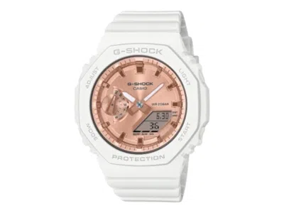 Pre-owned Casio Women's  Gshock Gmas2100md7a Watch In Stainless Steel In Silver