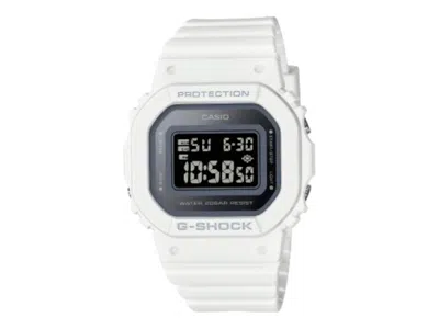 Pre-owned Casio Women's  Gshock Gmds56007 Watch In Stainless Steel In Silver