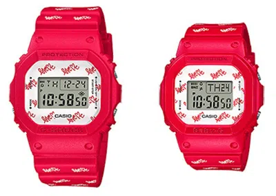 Pre-owned Casio Women's  Gshock Lover's Collection Lov20b4 Watch In Resin In Brown