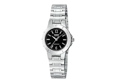 Pre-owned Casio Women's  Gshock Ltp1177a1a Watch In Stainless Steel