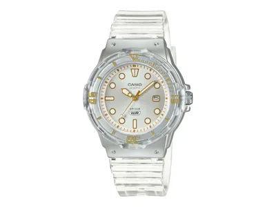 Pre-owned Casio Women's  Pop Lrw200hs7e Watch In Resin In Brown
