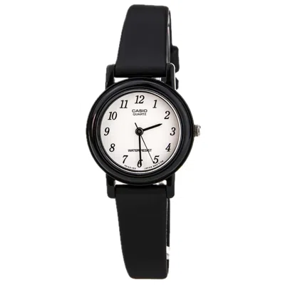 Casio Women's Classic Analog Watch With White Dial - Lq-139b-1b In Black