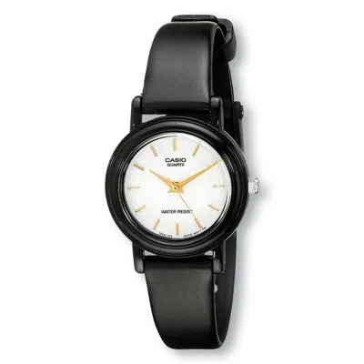 Casio Women's Classic Analog Watch With White Dial - Lq-139e-7a In Black
