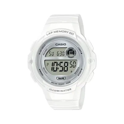 Casio Women's Digital Running Watch With White Dial - Lws-1200h-7a2vcf