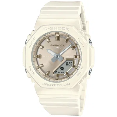 Casio Women's G-shock 2100 Series Cream Dial Watch In White