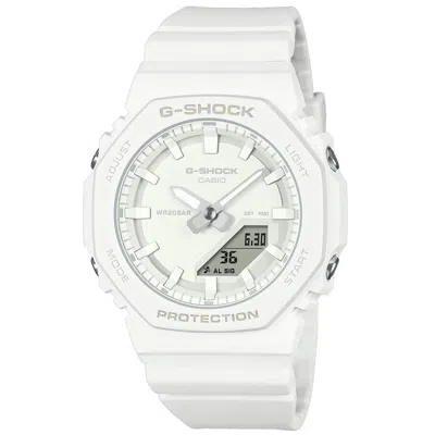 Casio Women's G-shock Analog-digital White Dial Watch
