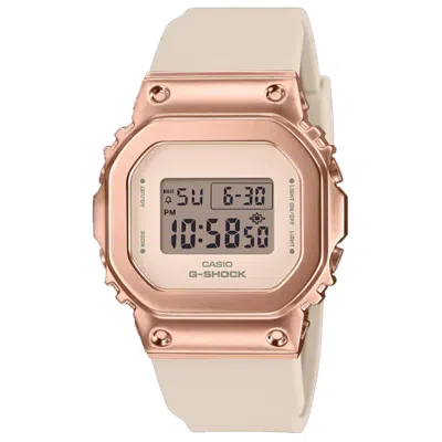 CASIO WOMEN'S G-SHOCK ROSE GOLD DIAL WATCH - GMS5600PG-4
