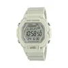 Casio Women's Multi-function Beige Digital Sport Watch With Gray Dial - Lws-2200h-8avcf In Brown