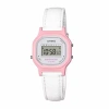 Casio Womens Digital White Strap Watch La-11wl-4apb In Multi