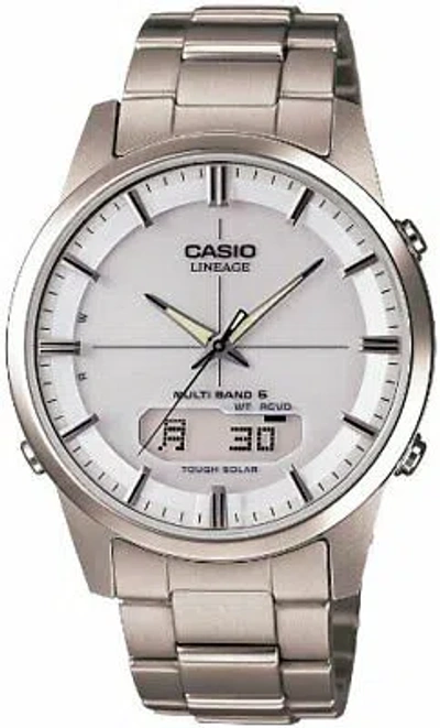 Pre-owned Casio Wrist Watch Rinjage Radio Wave Solar Lcw-m170td-7ajf Men's