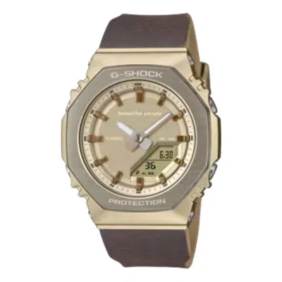 Casio X Beautiful People G-shock Gm-s2110 Series Analog-digital 'gold Brown'