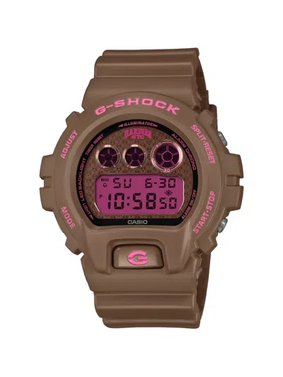 Casio X G-shock X Hardies Nyc Series 6900 50mm Watch In Brown