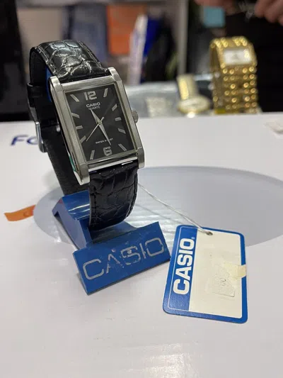 Pre-owned Casio X Watch Casio Water Resist Watch Unisex Classic Luxury Bracelet In Black
