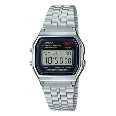Casio Youth Digital Cube Watch 'metallic Silver Black'