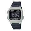 Casio Youth Series Standard Retro Small 50 Waterproof Sports Watch Strap Black Silver Digital