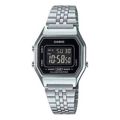 CASIO CASIO YOUTH SERIES WATERPROOF QUARTZ LA680WA-1B /GOLD UNISEX MENS SILVER DIGITAL