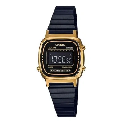 Casio Youthseries Es /golden Quartz Waterproof Black Digital